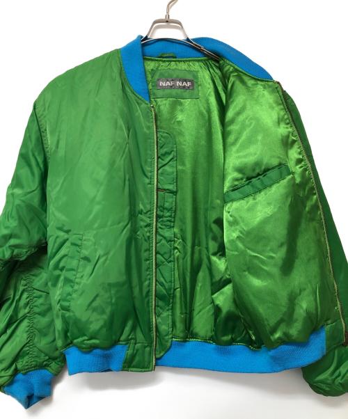 NAF NAF（ナフナフ）NAF NAF (ナフナフ) スタジャン グリーン サイズ:Freeの古着・服飾アイテム