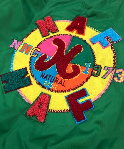 NAF NAF（ナフナフ）NAF NAF (ナフナフ) スタジャン グリーン サイズ:Freeの古着・服飾アイテム