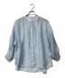 NOLLEY'S（ノーリース）の古着「袖口シャーリングブラウス」｜スカイブルー