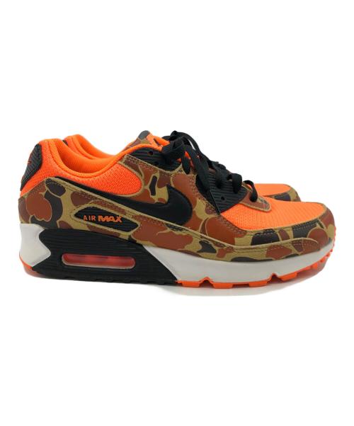 NIKE（ナイキ）NIKE (ナイキ) AIR MAX90 オレンジ×カーキ サイズ:27の古着・服飾アイテム