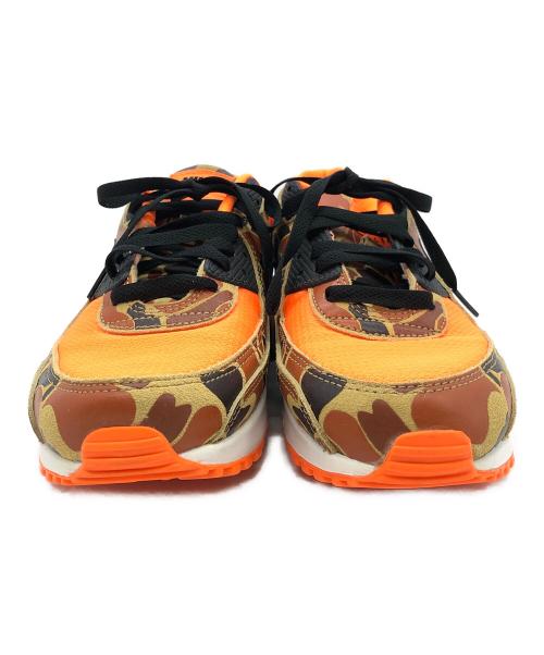 NIKE（ナイキ）NIKE (ナイキ) AIR MAX90 オレンジ×カーキ サイズ:27の古着・服飾アイテム