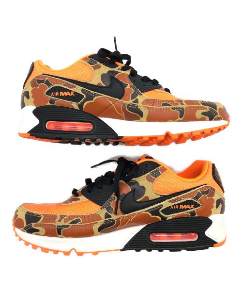 NIKE（ナイキ）NIKE (ナイキ) AIR MAX90 オレンジ×カーキ サイズ:27の古着・服飾アイテム