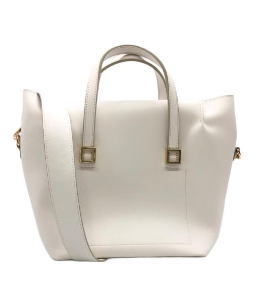 ADD CULUMN（アドカラム）ADD CULUMN (アドカラム) 2WAYバッグ ホワイトの古着・服飾アイテム