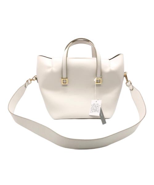 ADD CULUMN（アドカラム）ADD CULUMN (アドカラム) 2WAYバッグ ホワイトの古着・服飾アイテム