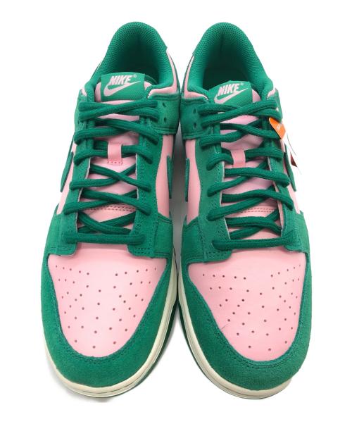 NIKE（ナイキ）NIKE (ナイキ) DUNK LOW　スニーカー グリーン×ピンク サイズ:SIZE 30cmの古着・服飾アイテム