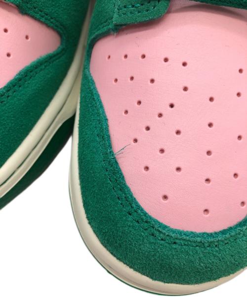 NIKE（ナイキ）NIKE (ナイキ) DUNK LOW　スニーカー グリーン×ピンク サイズ:SIZE 30cmの古着・服飾アイテム