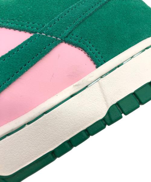 NIKE（ナイキ）NIKE (ナイキ) DUNK LOW　スニーカー グリーン×ピンク サイズ:SIZE 30cmの古着・服飾アイテム