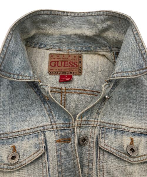 GUESS（ゲス）GUESS (ゲス) デニムジャケット インディゴ サイズ:SIZE Sの古着・服飾アイテム