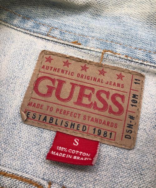 GUESS（ゲス）GUESS (ゲス) デニムジャケット インディゴ サイズ:SIZE Sの古着・服飾アイテム
