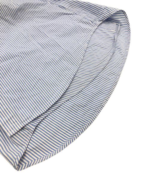 LAUREN RALPH LAUREN（ローレンラルフローレン）LAUREN RALPH LAUREN (ローレンラルフローレン) ストライプシャツ ブルー サイズ:SIZE Lの古着・服飾アイテム