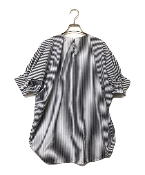 ANAYI（アナイ）ANAYI (アナイ) ストライプブラウス ネイビー×ホワイト サイズ:SIZE 36の古着・服飾アイテム