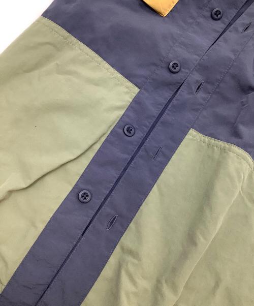 Columbia（コロンビア）Columbia (コロンビア) 半袖シャツ ネイビー×ベージュ サイズ:SIZE Lの古着・服飾アイテム