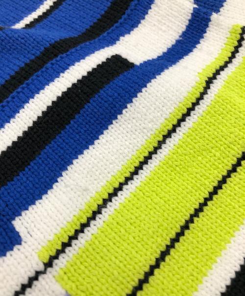 DIESEL（ディーゼル）DIESEL (ディーゼル) 切替ニットジップパーカー マルチカラー サイズ:SIZE XSの古着・服飾アイテム