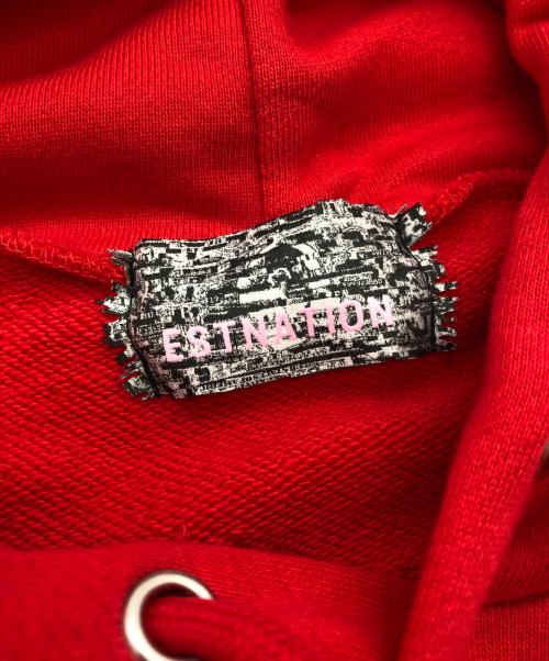 ESTNATION（エストネーション）ESTNATION (エストネーション) 河村康輔(Kosuke Kawamura) プルオーバーパーカー レッド サイズ:SIZE Sの古着・服飾アイテム