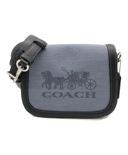 COACH（コーチ）COACH (コーチ) ショルダーバッグ ネイビー×ブルーの古着・服飾アイテム