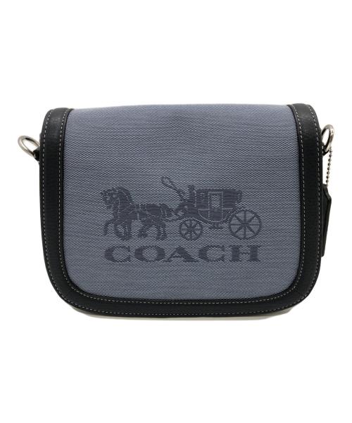 COACH（コーチ）COACH (コーチ) ショルダーバッグ ネイビー×ブルーの古着・服飾アイテム