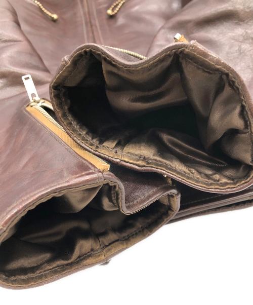 CALIFORNIA MFG.CO.（カリフォルニアマニュファクチュアリング.）CALIFORNIA MFG.CO. (カリフォルニアマニュファクチュアリング.) RAINBOW COUNTRY　ホースレザージャケット ブラウン サイズ:SIZE 36の古着・服飾アイテム