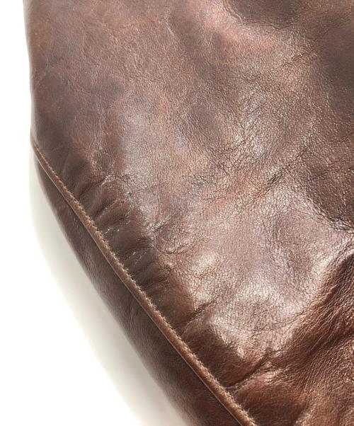 CALIFORNIA MFG.CO.（カリフォルニアマニュファクチュアリング.）CALIFORNIA MFG.CO. (カリフォルニアマニュファクチュアリング.) RAINBOW COUNTRY　ホースレザージャケット ブラウン サイズ:SIZE 36の古着・服飾アイテム