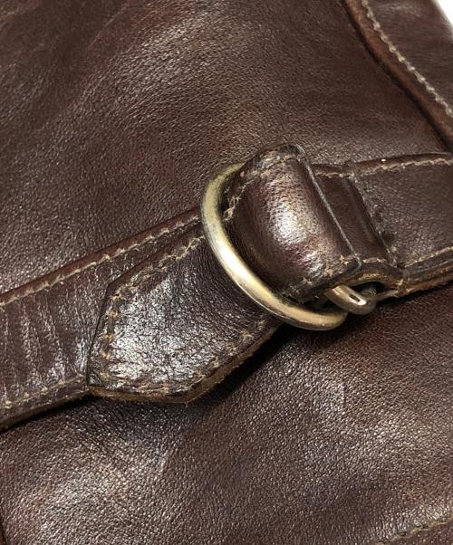 CALIFORNIA MFG.CO.（カリフォルニアマニュファクチュアリング.）CALIFORNIA MFG.CO. (カリフォルニアマニュファクチュアリング.) RAINBOW COUNTRY　ホースレザージャケット ブラウン サイズ:SIZE 36の古着・服飾アイテム