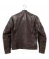 CALIFORNIA MFG.CO. (カリフォルニアマニュファクチュアリング.) RAINBOW COUNTRY　ホースレザージャケット ブラウン サイズ:SIZE 36：80000円