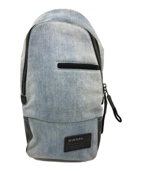 DIESEL（ディーゼル）DIESEL (ディーゼル) ボディーバッグ ブルー×ブラックの古着・服飾アイテム