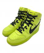 NIKEナイキ）の古着「AMBUSH × NIKE DUNK HIGH　ハイカットスニーカー」｜ライトグリーン