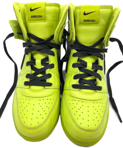 NIKE（ナイキ）NIKE (ナイキ) AMBUSH × NIKE DUNK HIGH　ハイカットスニーカー ライトグリーン サイズ:SIZE 28cmの古着・服飾アイテム