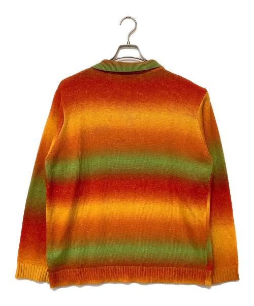 TTT MSW（ティー）TTT MSW (ティー) ニット オレンジ×グリーン サイズ:SIZE Lの古着・服飾アイテム