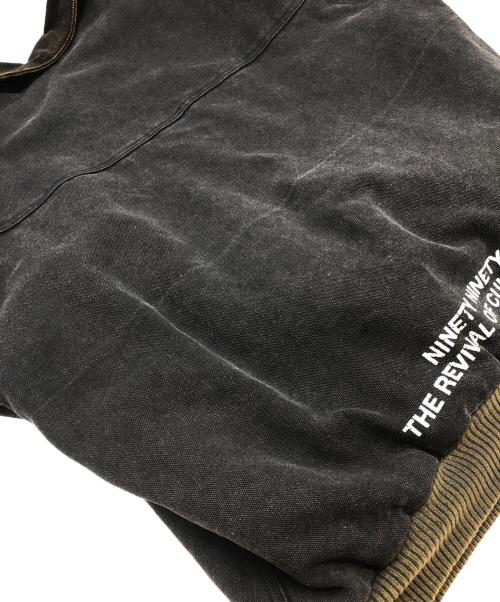 9090（9090）9090 (9090) ワークジャケット ブラック×カーキ サイズ:SIZE XLの古着・服飾アイテム