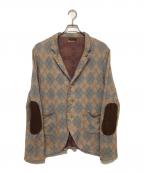 KAPITALキャピタル）の古着「テーラードジャケット」｜グレー×ベージュ