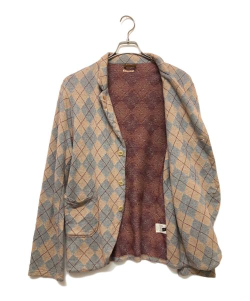 KAPITAL（キャピタル）KAPITAL (キャピタル) テーラードジャケット グレー×ベージュ サイズ:SIZE 2の古着・服飾アイテム