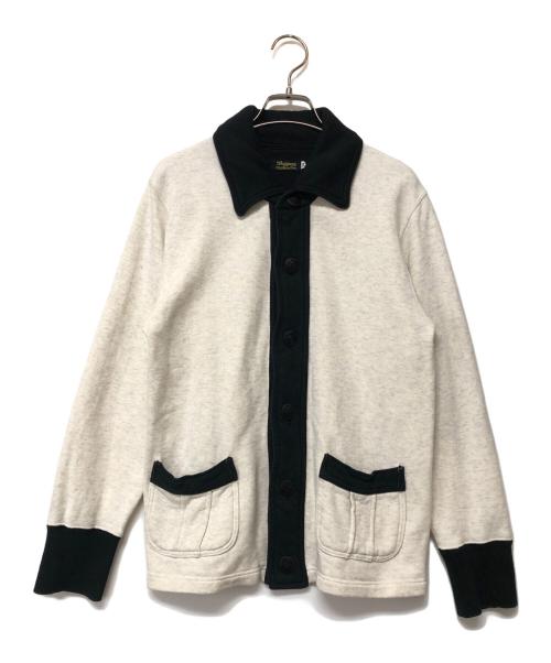 DAPPER'S（ダッパーズ）DAPPER'S (ダッパーズ) ジャケット ホワイト×ブラック サイズ:SIZE 36の古着・服飾アイテム