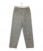 GALERIE VIEギャルリーヴィー）の古着「スポンジウールテーパードパンツ」｜グレー