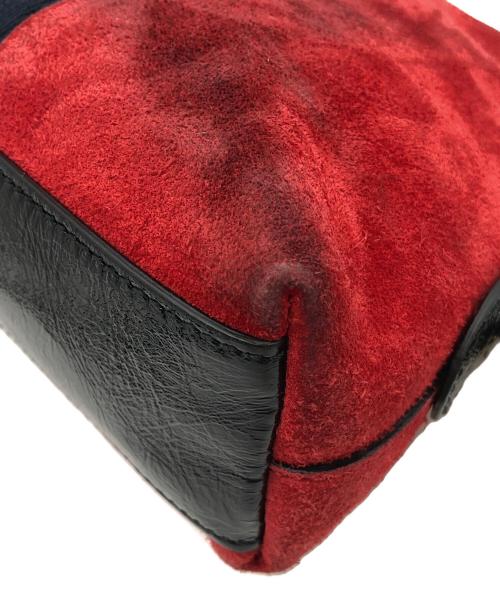 GUCCI（グッチ）GUCCI (グッチ) オフィディアシェリーライン レッド×ネイビーの古着・服飾アイテム