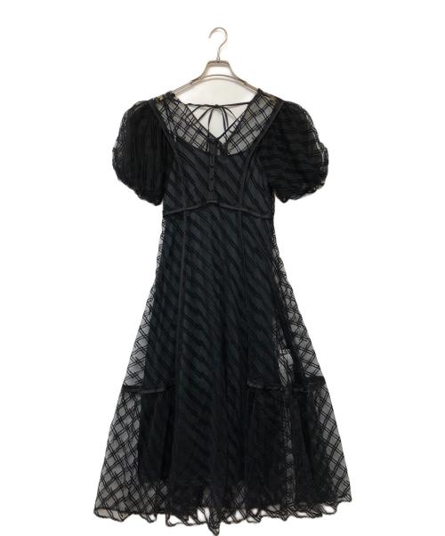 Lily Brown（リリーブラウン）Lily Brown (リリーブラウン) 半袖ワンピース ブラック サイズ:Freeの古着・服飾アイテム