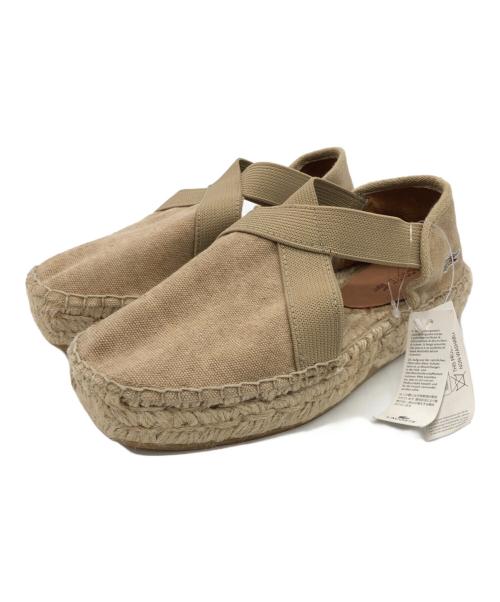 LACOSTE（ラコステ）LACOSTE (ラコステ) サンダル ベージュ サイズ:3の古着・服飾アイテム