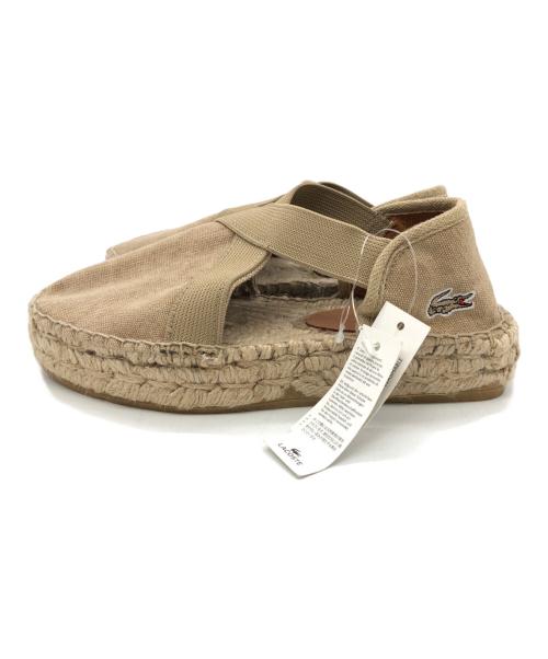 LACOSTE（ラコステ）LACOSTE (ラコステ) サンダル ベージュ サイズ:3の古着・服飾アイテム