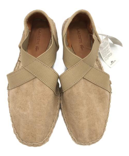 LACOSTE（ラコステ）LACOSTE (ラコステ) サンダル ベージュ サイズ:3の古着・服飾アイテム