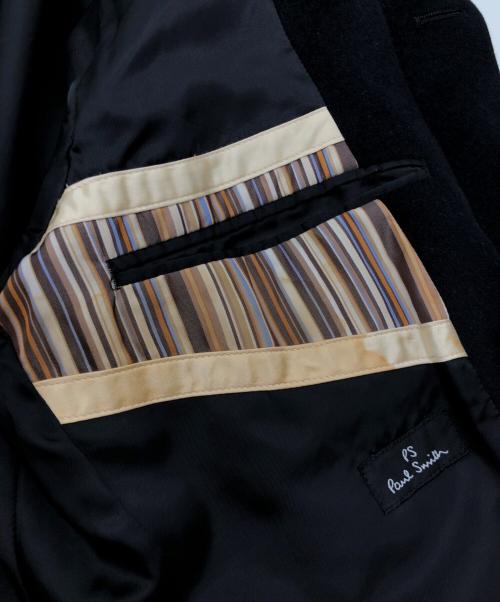 PAUL SMITH（ポールスミス）Paul Smith (ポールスミス) ステンカラーコート ブラック サイズ:SIZE Mの古着・服飾アイテム