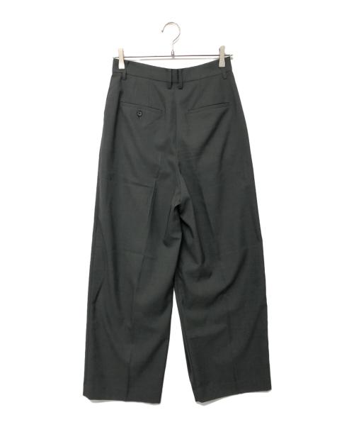 BEAUTY&YOUTH（ビューティーアンドユース）BEAUTY&YOUTH (ビューティーアンドユース) ポプリンラップワイドパンツ グリーン サイズ:SIZE Mの古着・服飾アイテム