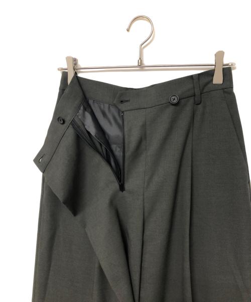 BEAUTY&YOUTH（ビューティーアンドユース）BEAUTY&YOUTH (ビューティーアンドユース) ポプリンラップワイドパンツ グリーン サイズ:SIZE Mの古着・服飾アイテム