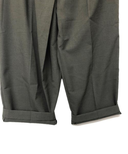 BEAUTY&YOUTH（ビューティーアンドユース）BEAUTY&YOUTH (ビューティーアンドユース) ポプリンラップワイドパンツ グリーン サイズ:SIZE Mの古着・服飾アイテム