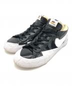 NIKE×sacaiナイキ×サカイ）の古着「BLAZER LOW　ローカットスニーカー」｜ブラック×ホワイト