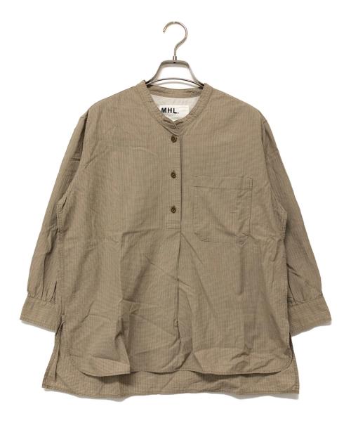 MHL（エムエイチエル）MHL (エムエイチエル) シャツ ベージュ サイズ:SIZE 2の古着・服飾アイテム