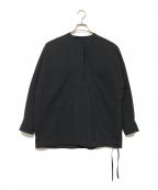 FRAMeWORKフレームワーク）の古着「ドロストシャツ」｜ブラック