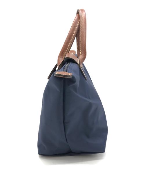 LONGCHAMP（ロンシャン）LONGCHAMP (ロンシャン) プリアージュ　ハンドバッグ ネイビーの古着・服飾アイテム