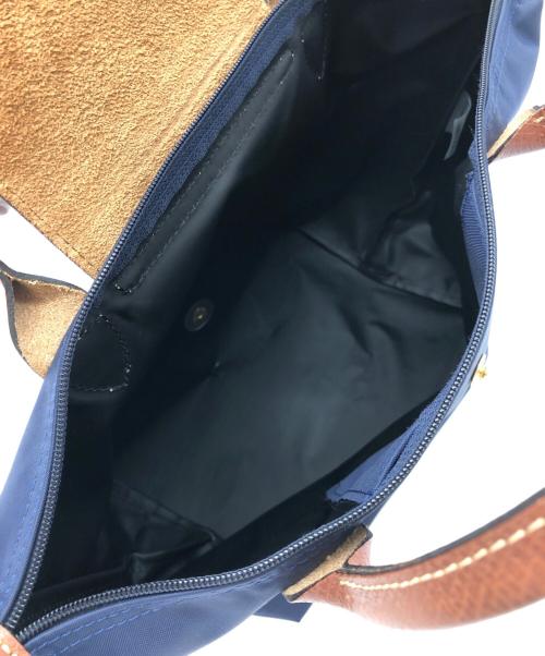 LONGCHAMP（ロンシャン）LONGCHAMP (ロンシャン) プリアージュ　ハンドバッグ ネイビーの古着・服飾アイテム