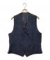 LARDINI（ラルディーニ）の古着「ジレ」｜ネイビー