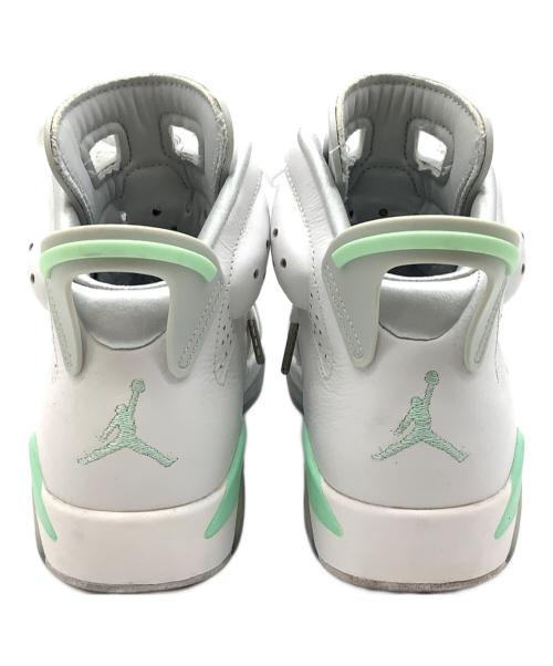 NIKE（ナイキ）NIKE (ナイキ) WMNS AIR JORDAN 6 RETRO ホワイト×ミントグリーン サイズ:23の古着・服飾アイテム