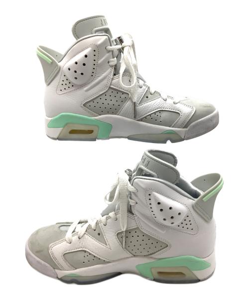 NIKE（ナイキ）NIKE (ナイキ) WMNS AIR JORDAN 6 RETRO ホワイト×ミントグリーン サイズ:23の古着・服飾アイテム